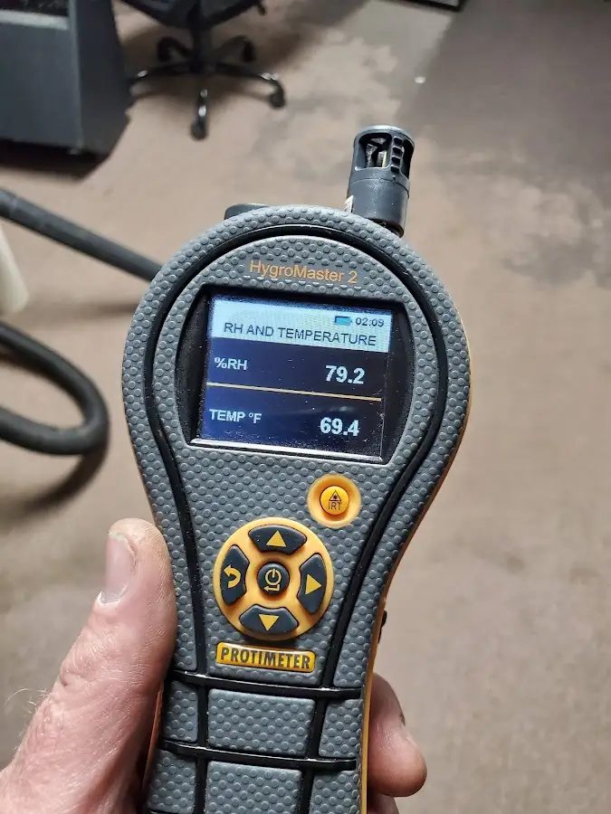 Moisture meter humidity assessment for Fire & Smoke Damage Restoration in South Pasadena